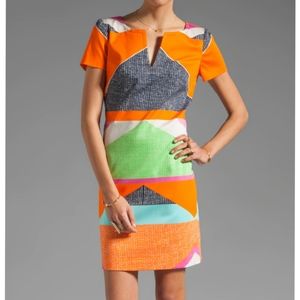 Colorful Geometric Pattern Dress